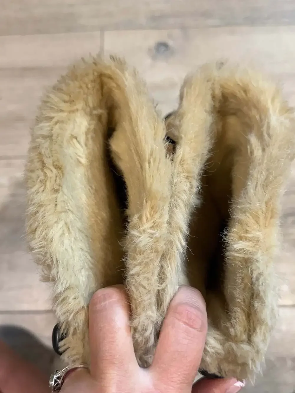 Sorel Women’s Size 8.5 Tan Suede Tall Winter Snow Boots Faux Fur Lace Up